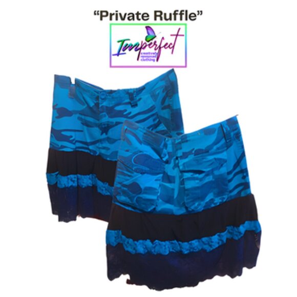 Upcycled camo skirt - Picture 1 of 2